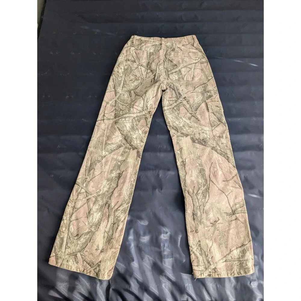 Disclosure Cargo Pants Mens 29x30 Multicolor Camo Cotton Twill Straight Leg